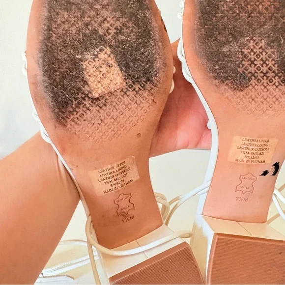 Tory Burch White Mini Benton Knotted Strap Sandals - Picture 12 of 12